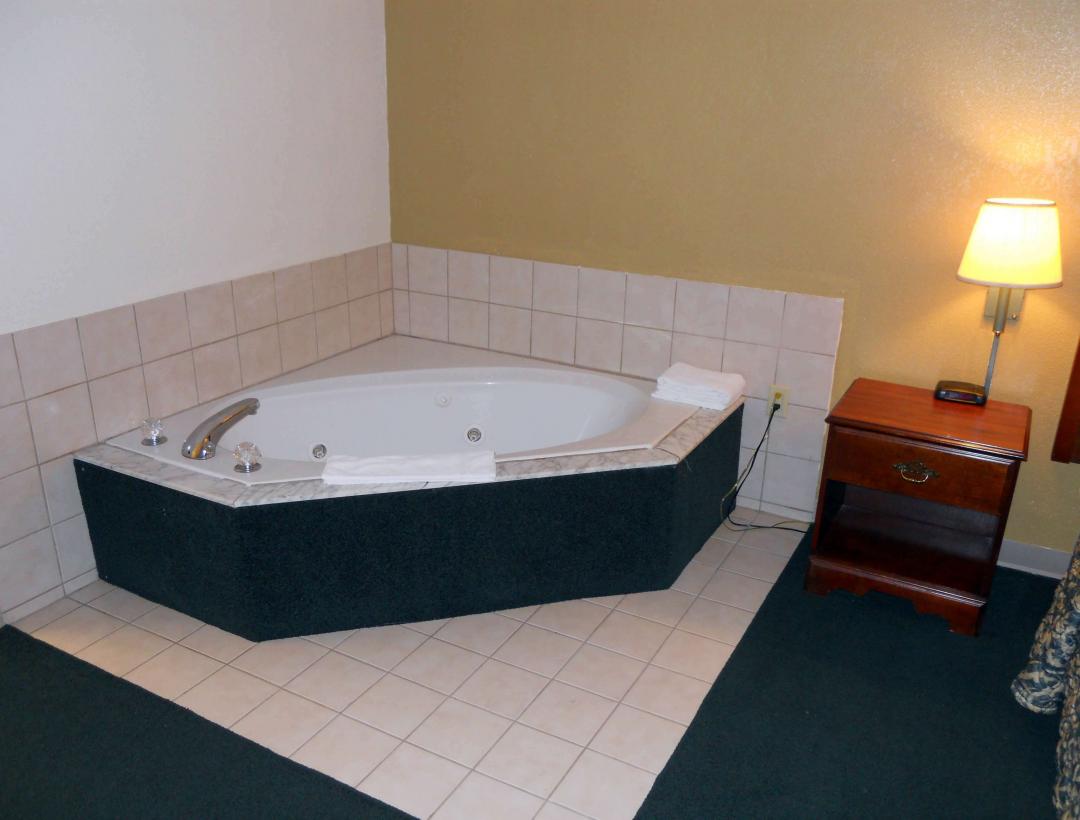 In room jetted tub