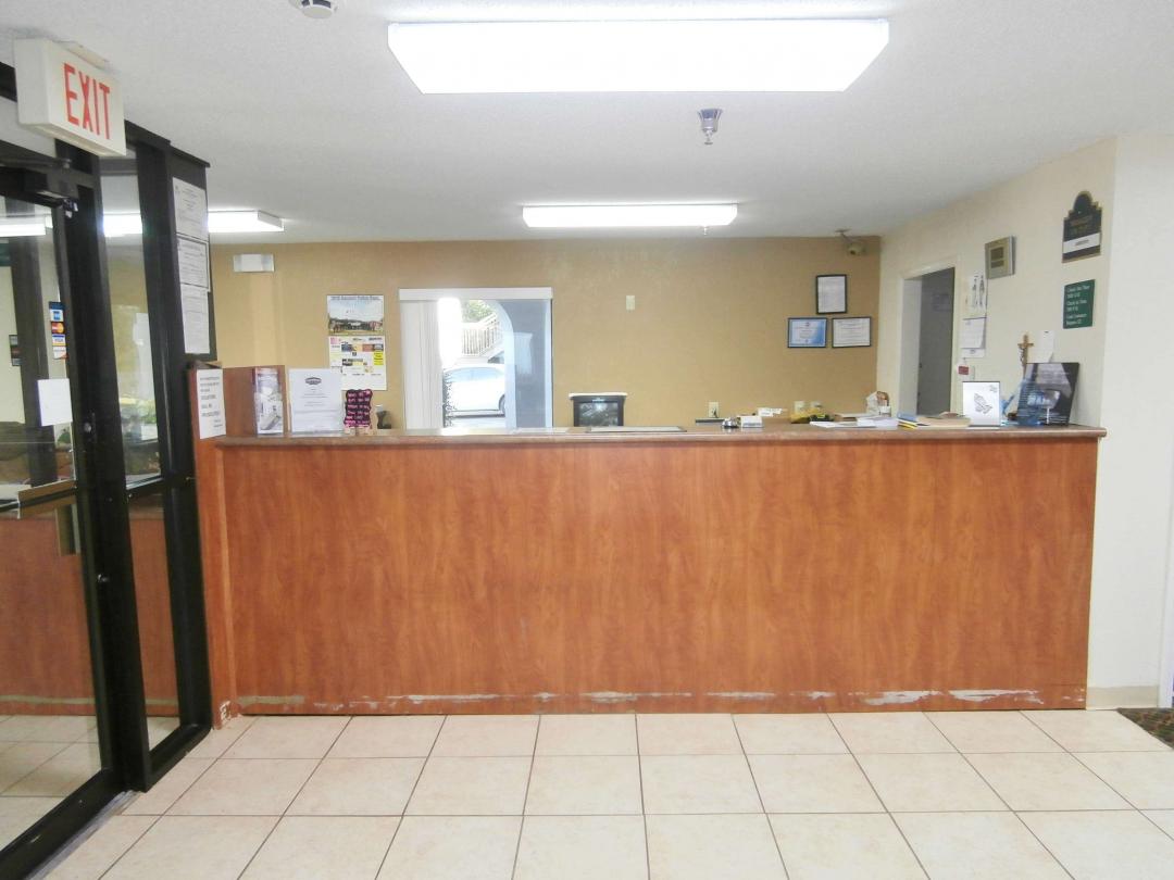 Lobby and front desk area