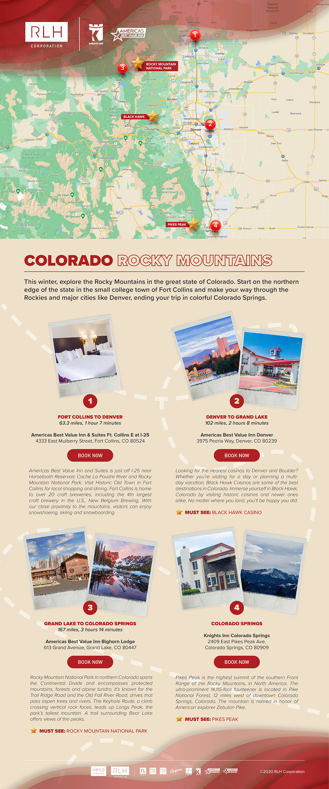 Colorado Road Trip Map